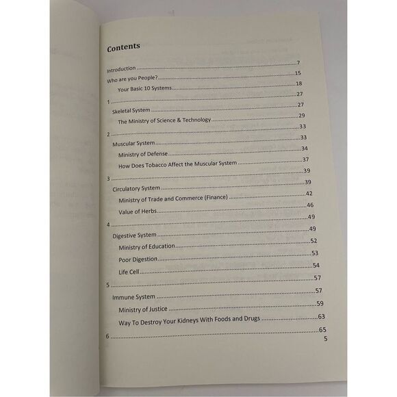 Your Brain and 9 Systems Physio Economics Knowledge of God Self Abdul Muhammad - Picture 4 of 4